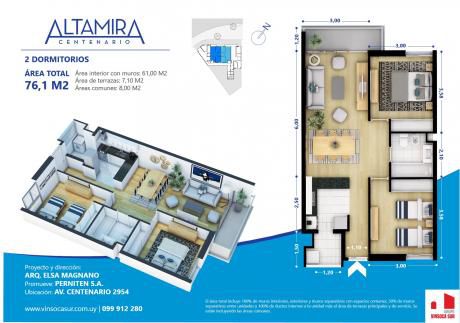 Lanzamiento | Altamira Centenario 2 Dorm