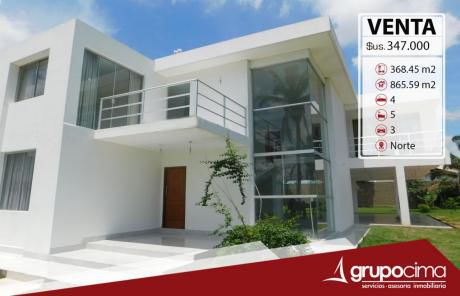 Espectacular Casa En "urubó Villa Bonita" 347.000 $us