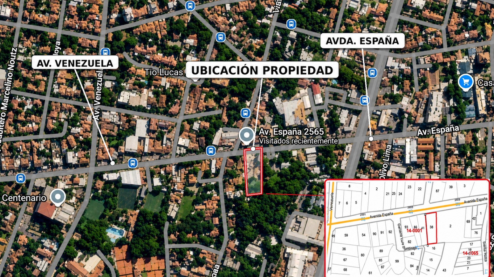 Vendo Terreno De 876 Mt2 Sobre Av. España - (fm1a) - foto 3