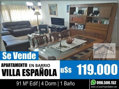Apartamento En Venta 4 Dormitorios