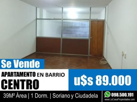 Apartamento En Venta 1 Dormitorio