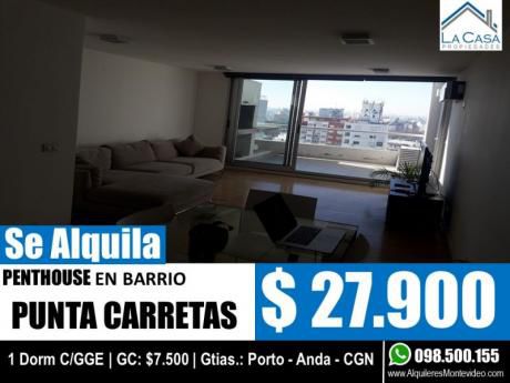 Apartamento En Alquiler 1 Dormitorio