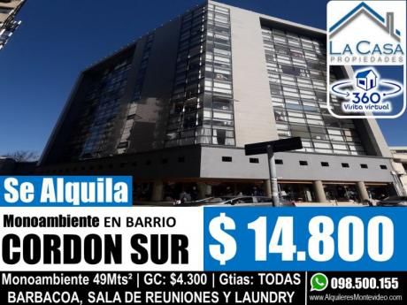 Apartamento En Alquiler Monoambiente