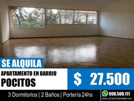 Apartamento En Alquiler 3 Dormitorios