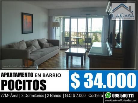 Apartamento En Alquiler 3 Dormitorios