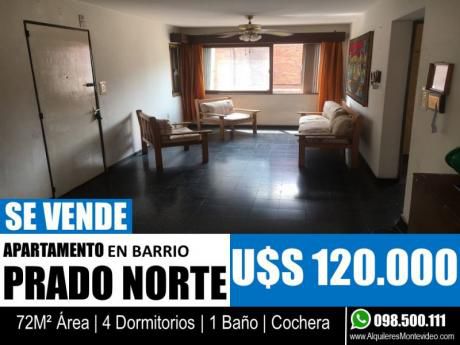 4 Dormitorios - Apartamento En Prado Norte