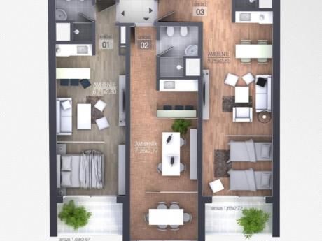 Apartamento En Venta Monoambiente