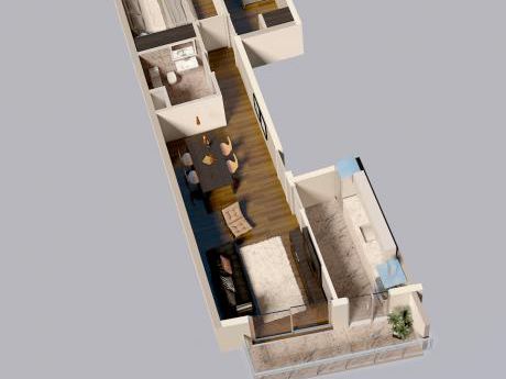 ## Vivienda Social. 2 Dormitorios