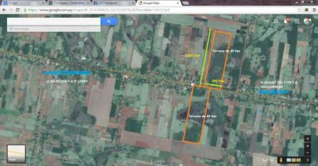 Vendo Dos Terrenos De 30 Has S/ Ruta 7, Km 256, Frente A Frente