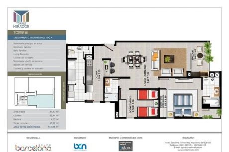 Vendo Departamentos De 2 Dormitorios En Bº Mburucuya - Torres Mirador