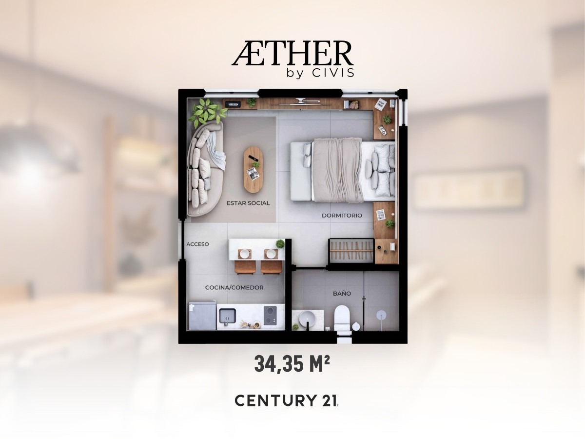 Aether Civis – Studio Apartment Resale — foto 2
