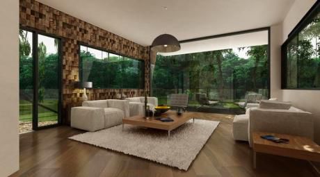 Hermosa Casa Estilo Ecológica En Pleno Bosque En Venta - Urubó