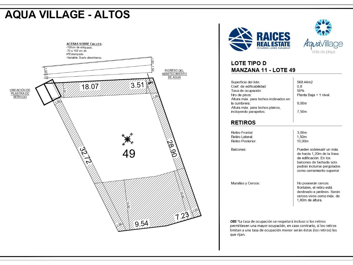 VENDO TERRENO EN CONDOMINIO AQUA VILLAGE ALTOS — foto 2