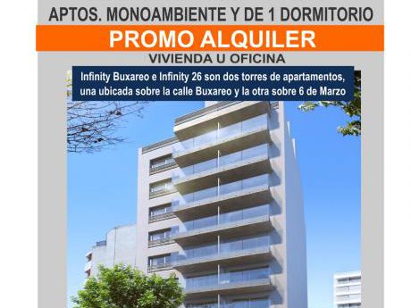 Monoambiente 38 M2 - 1 Mes De Alquiler Gratis Y 4 Libres De Gastos Comunes !!