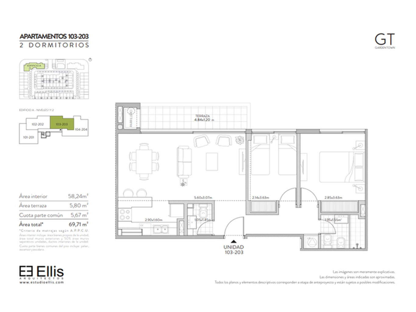Apartamento en alquiler en Carrasco 10407, 2 dormitorios con terraza y parrillero · Foto 11