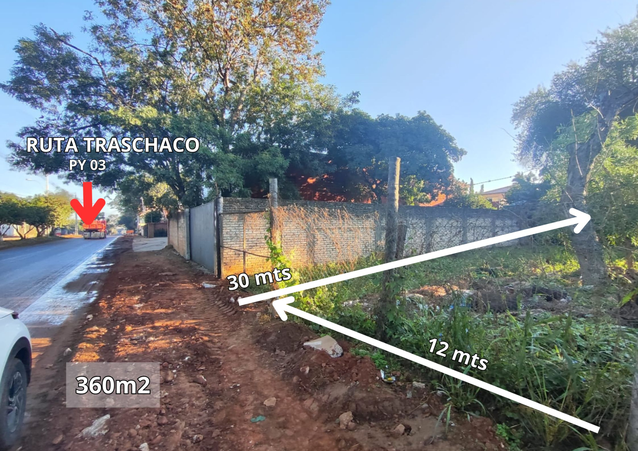 En Venta Terreno sobre asfalto en Mariano Roque Alonso — foto 2
