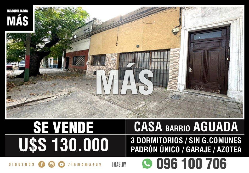 Casa Venta Aguada Montevideo iMas.uy R *