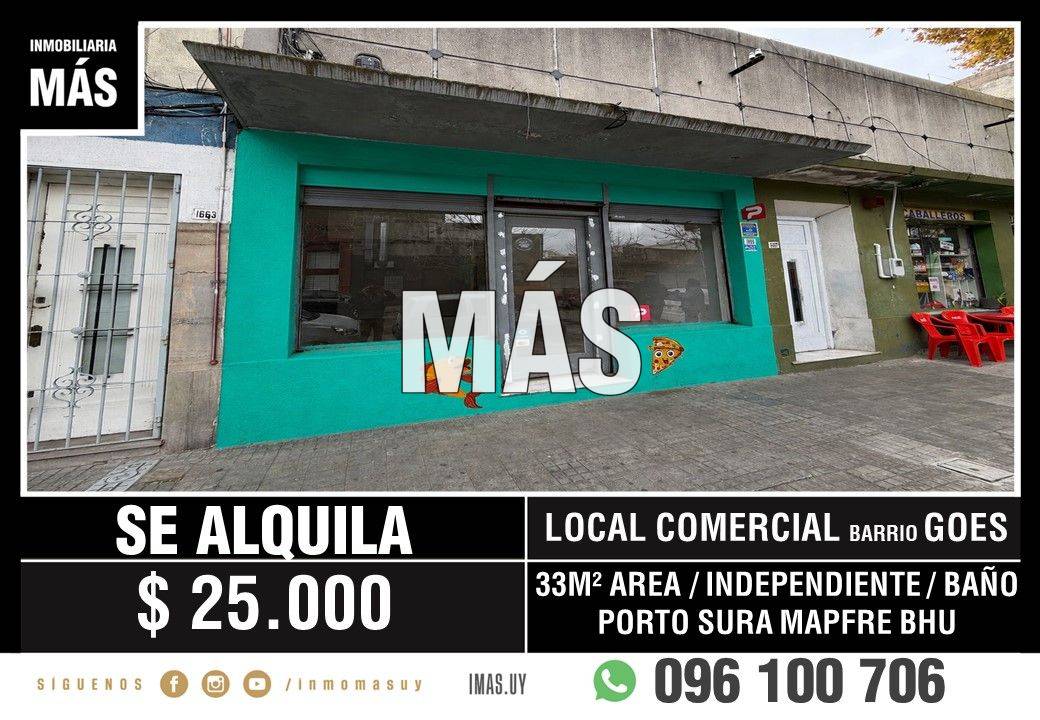 Alquiler Local Comercial Goes iMas.uy R*