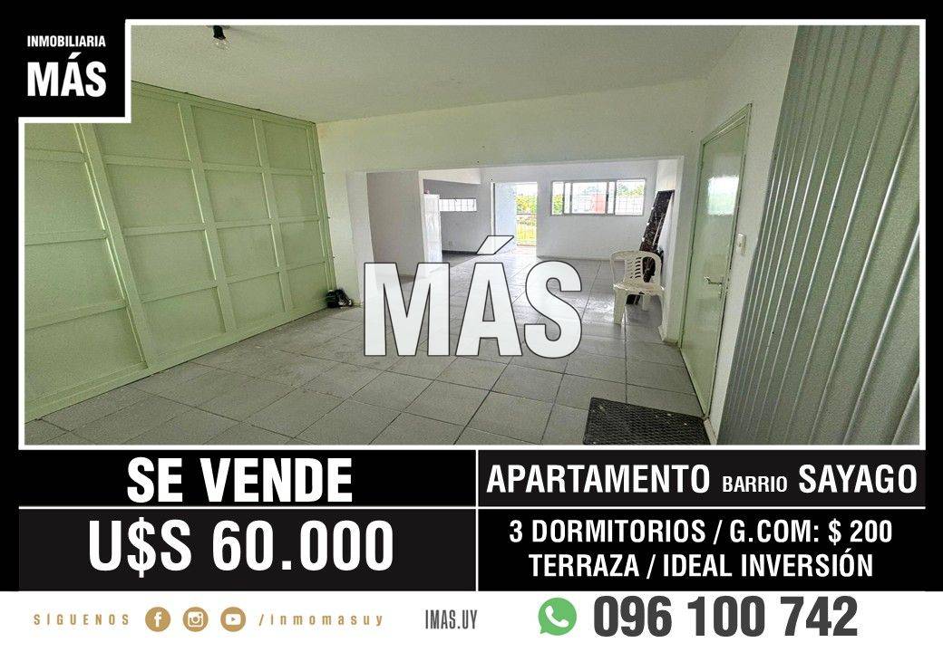 Apartamento Venta Sayago Montevideo iMas.uy LM *