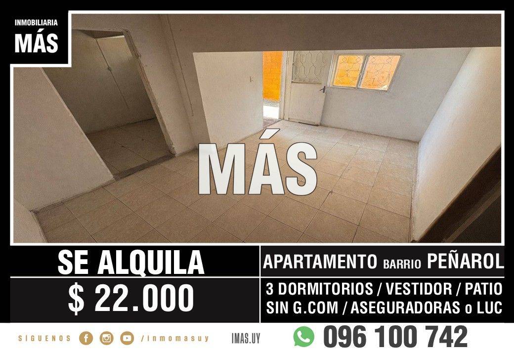 Apartamento Alquiler Sayago Montevideo iMas.uy LM