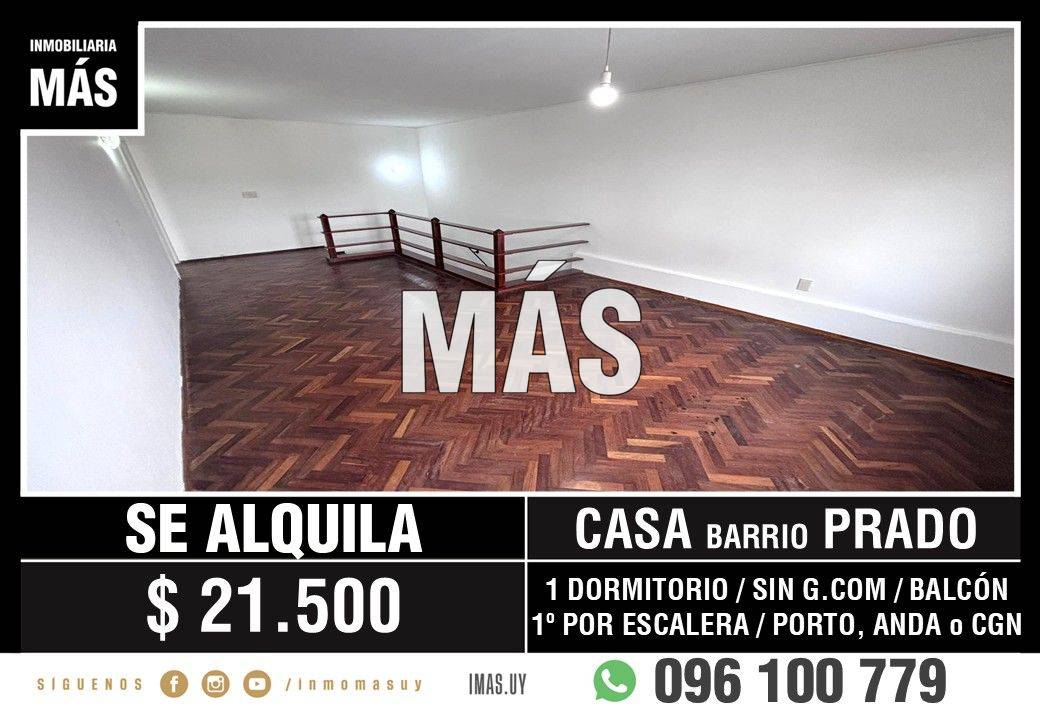 Casa Alquiler Patio Prado Montevideo iMas.uy MC *