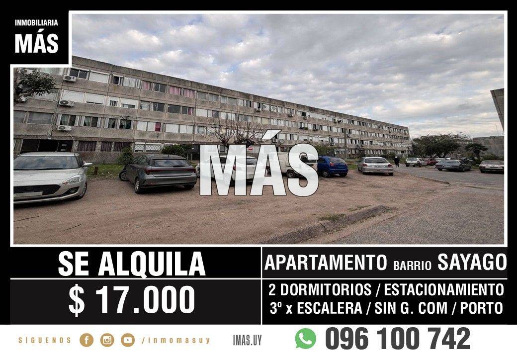 Apartamento Alquiler Sayago Montevideo iMas.uy LM *