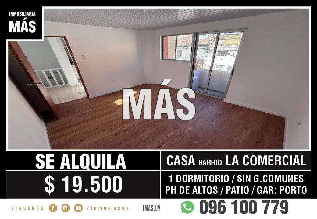 Casa Alquiler La Comercial Montevideo iMas.uy MC *