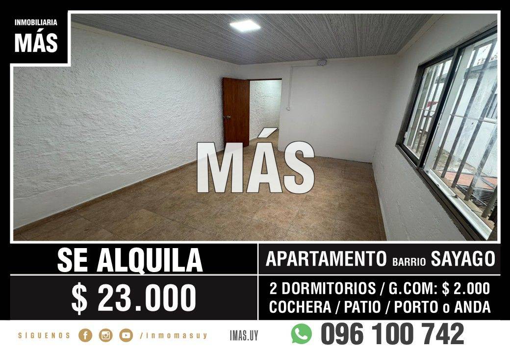 Apartamento Alquiler Sayago Montevideo iMas.uy LM * · Foto 1