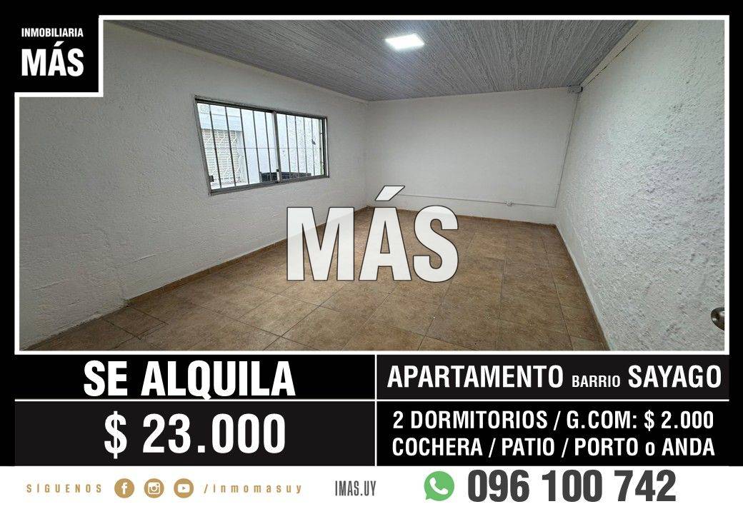 Apartamento Alquiler Paso de las Duranas Montevideo iMas.uy LM · Foto 1