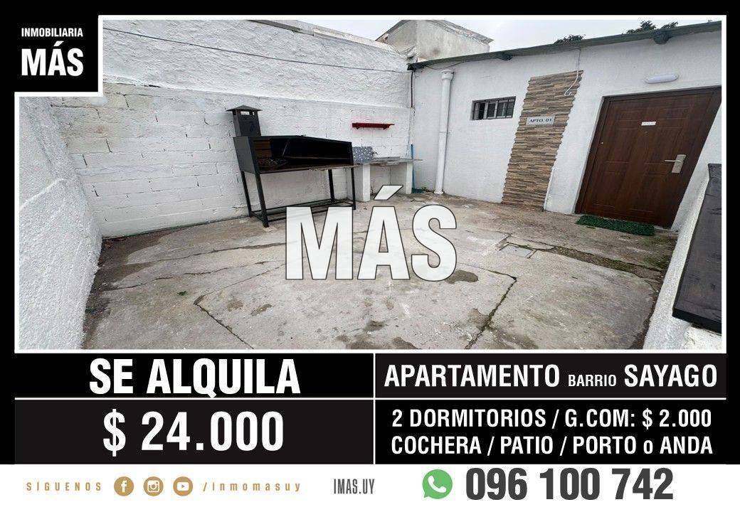 Apartamento Alquiler Sayago Montevideo iMas.uy LM * · Foto 1