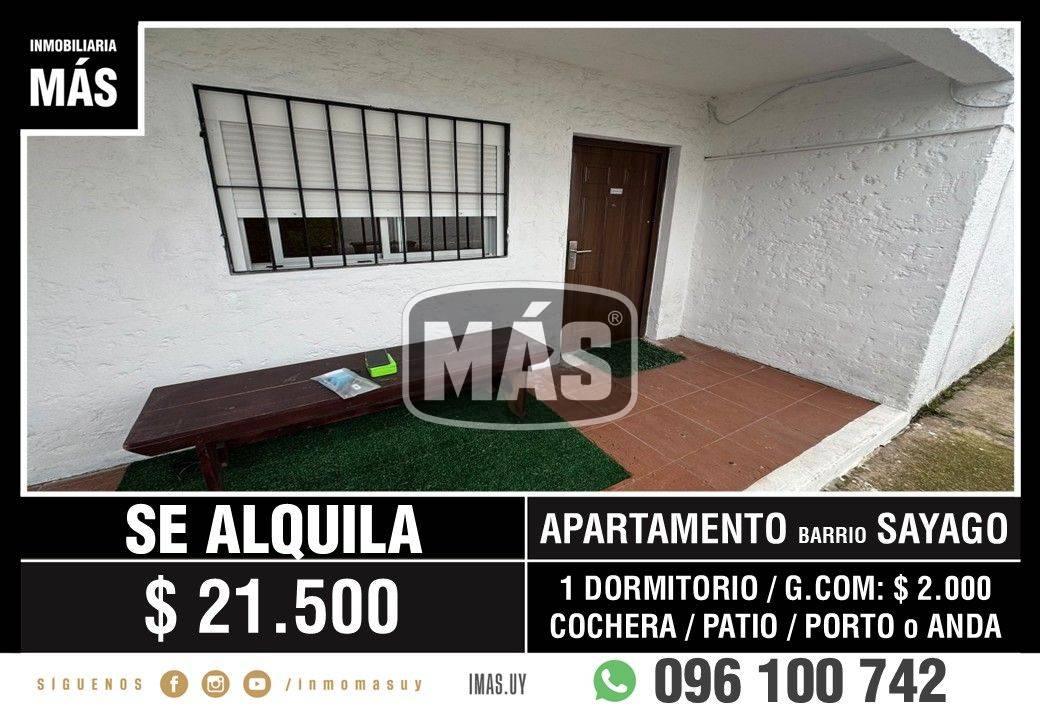 Apartamento Alquiler Sayago Montevideo iMas.uy LM * · Foto 1