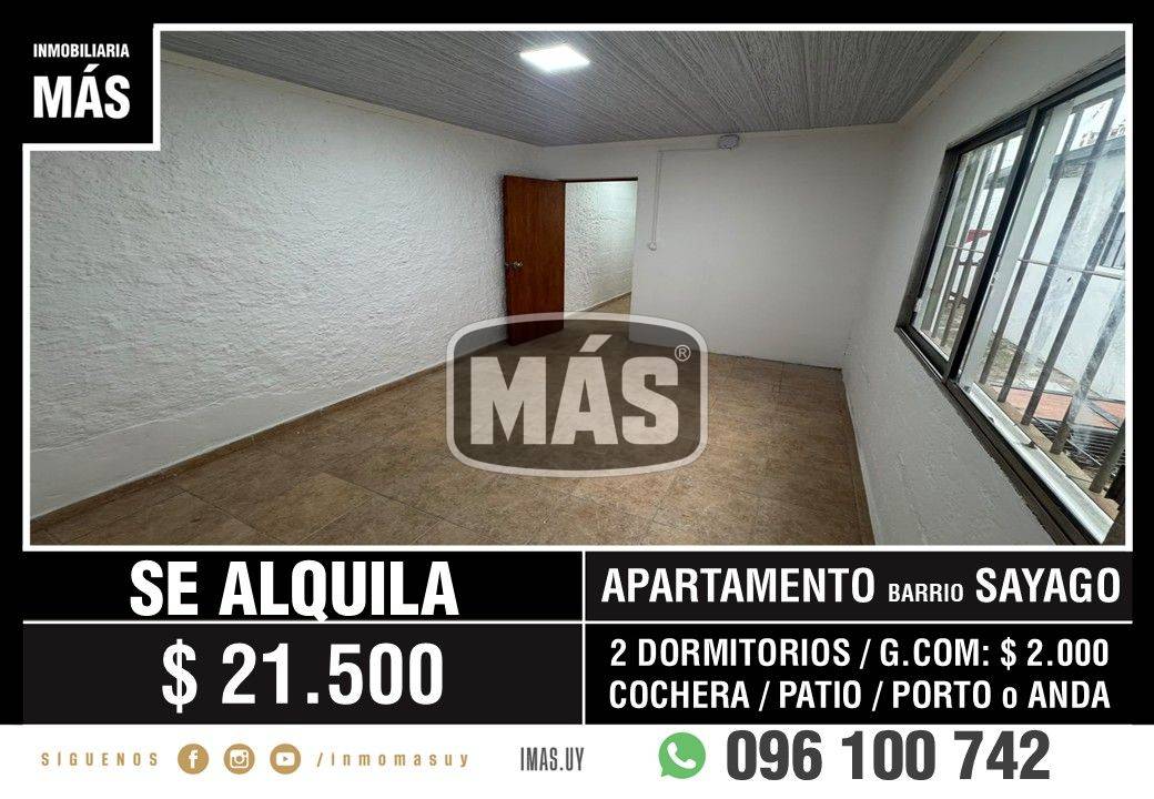 Apartamento Alquiler Sayago Montevideo iMas.uy LM * · Foto 1