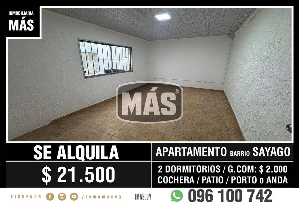 Apartamento Alquiler Paso de las Duranas Montevideo iMas.uy LM · Foto 1