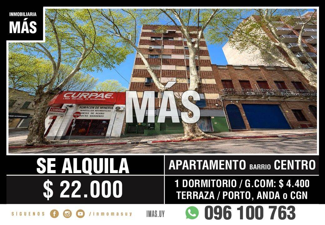 Apartamento Alquiler Centro Montevideo iMas.uy P *