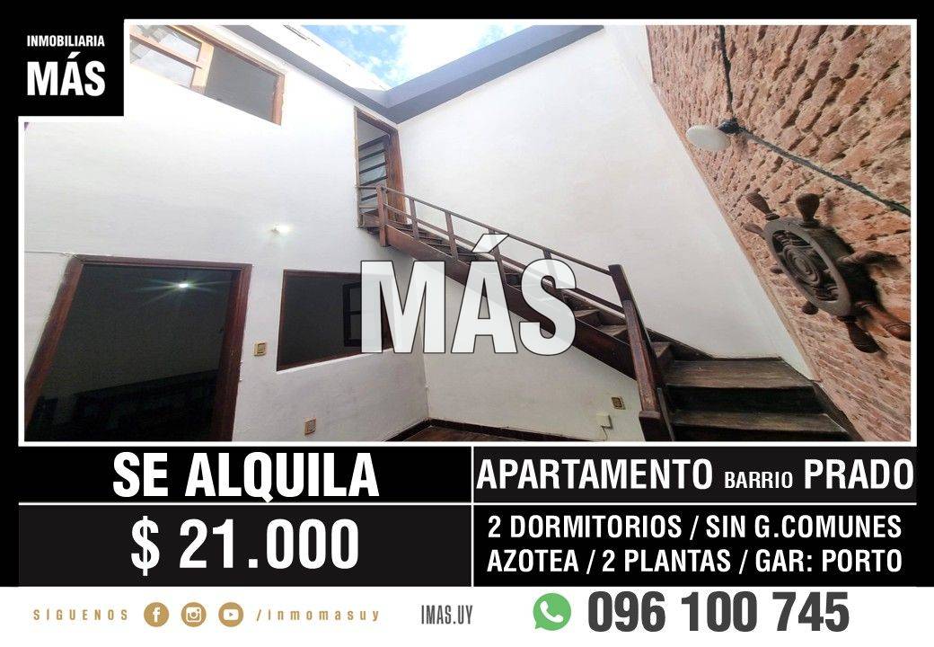 Apartamento Alquiler Prado Montevideo iMas.uy S *
