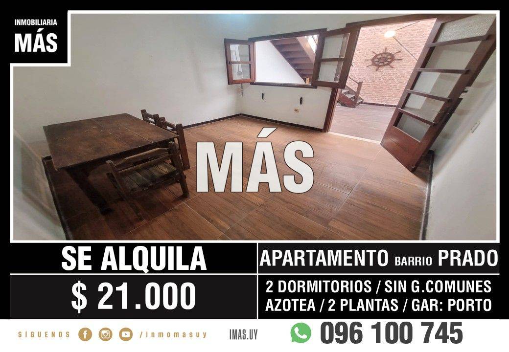 Apartamento Alquiler Brazo Oriental Montevideo iMas.uy S