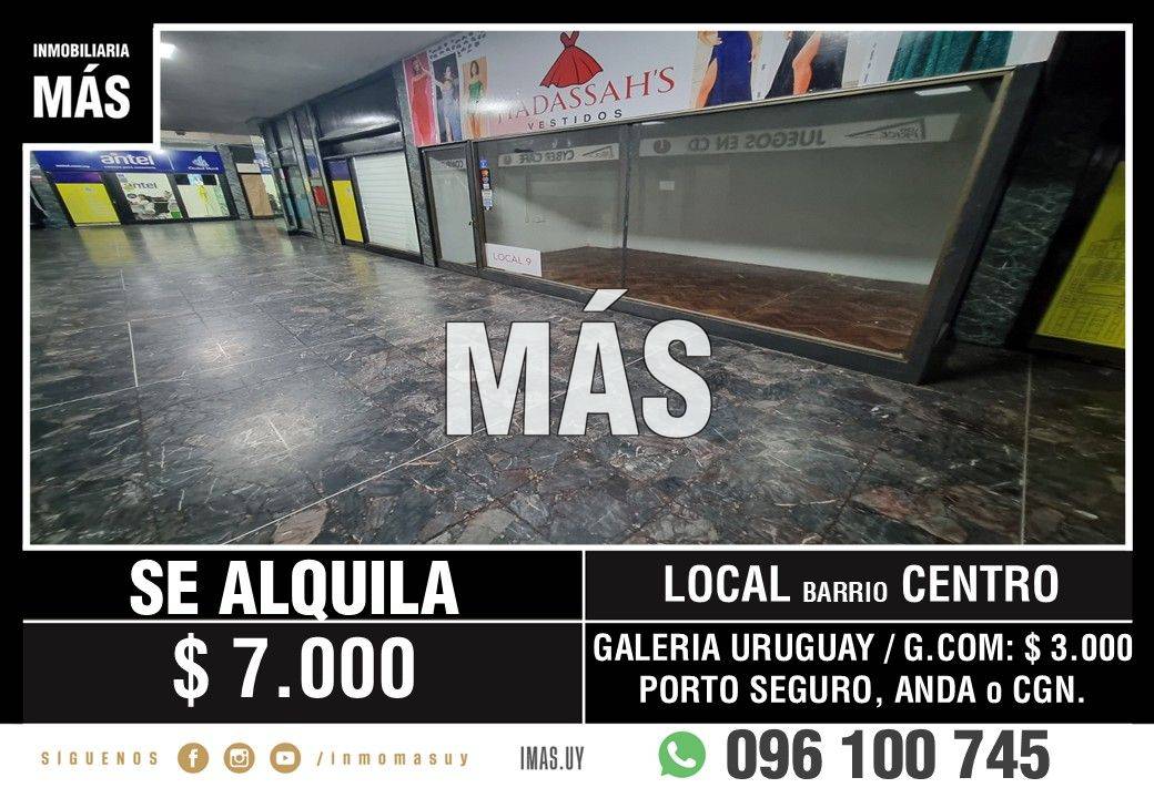Alquiler Local Cordón Montevideo iMas.uy S