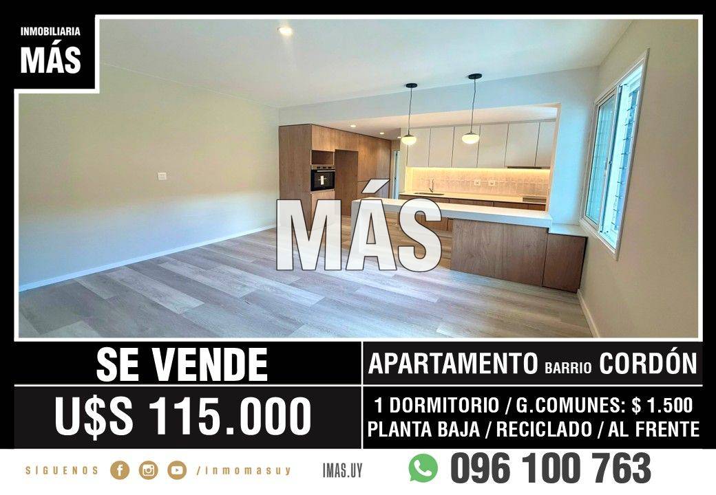 Apartamento Venta Cordón Montevideo iMas.uy P *