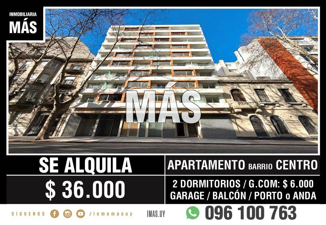 Apartamento Alquiler Centro Montevideo iMas.uy P *