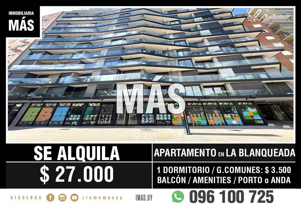 Apartamento Alquiler La Blanqueada Montevideo iMas.uy LC *