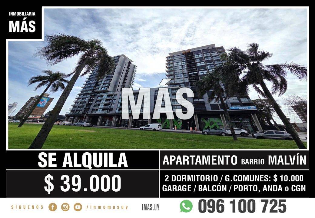 Apartamento Alquiler Malvin Montevideo iMas.uy LC *