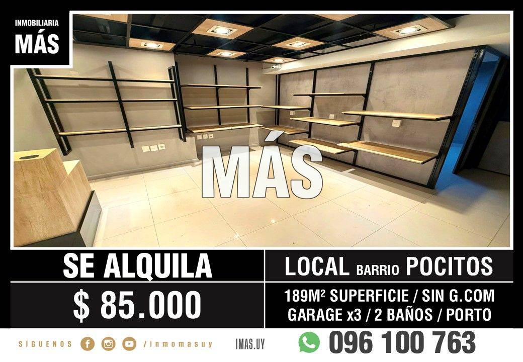 Local Comercial Alquiler Parque Rodo Montevideo iMas.uy P