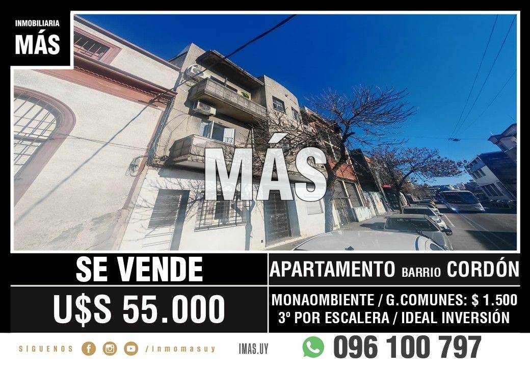 Apartamento Venta Montevideo Monoambiente iMas.uy MA