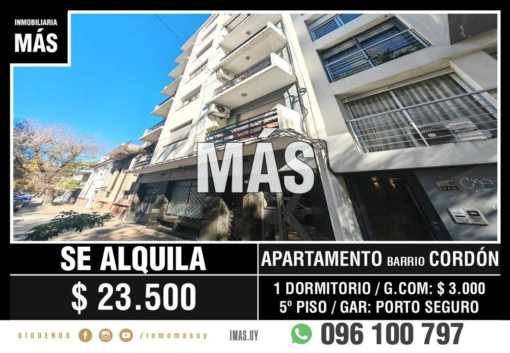 Apartamento Alquiler Cordón Montevideo iMas.uy MA * · Foto 1