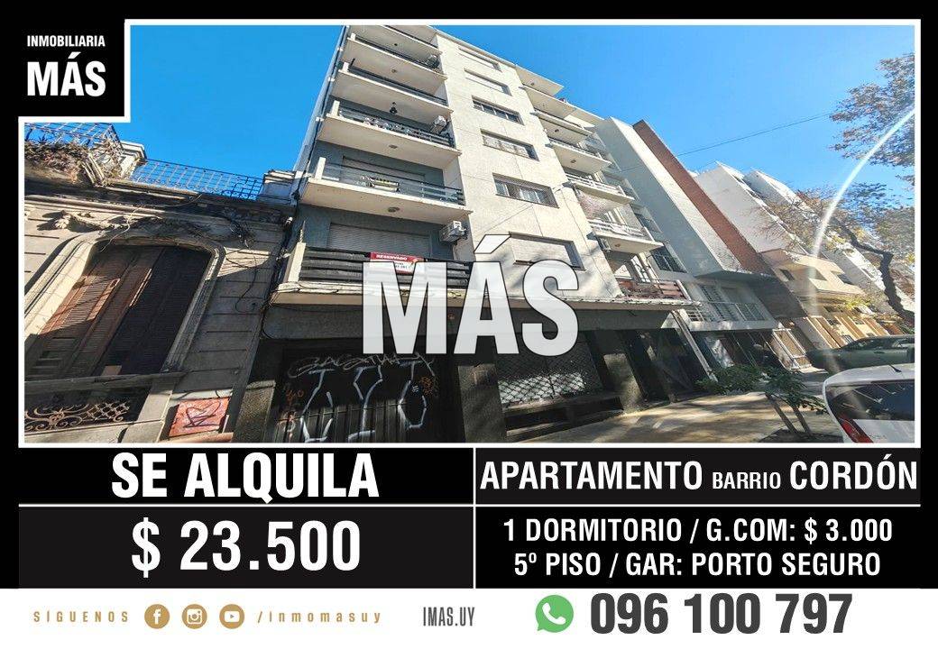 Apartamento Alquiler Tres Cruces Montevideo iMas.uy MA · Foto 1