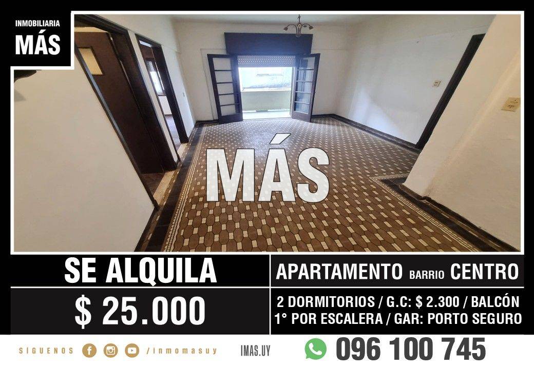 Apartamento Alquiler Cordón Montevideo iMas.uy S · Foto 1