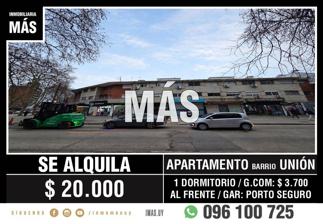 Apartamento Alquiler Unión Montevideo iMas.uy LC *