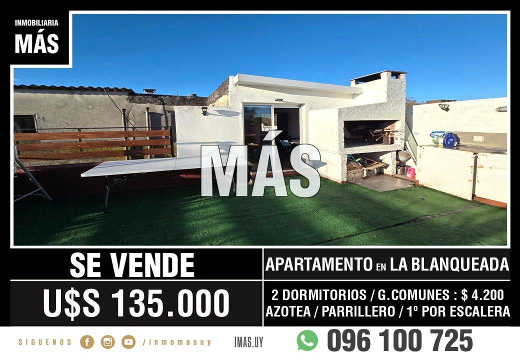 Apartamento Venta La Blanqueada Montevideo iMas.uy LC *