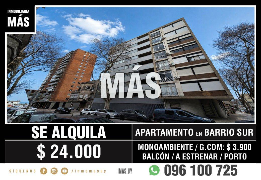 Apartamento Alquiler Barrio Sur Montevideo iMas.uy LC *