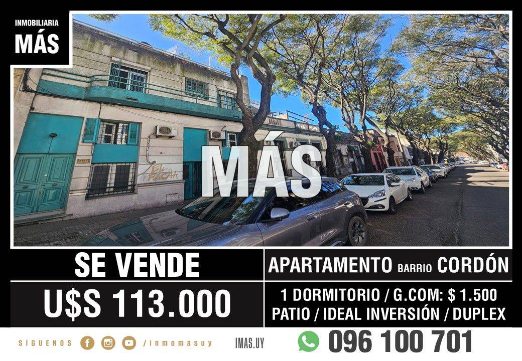 Apartamento Venta Cordón Montevideo iMas.uy L *